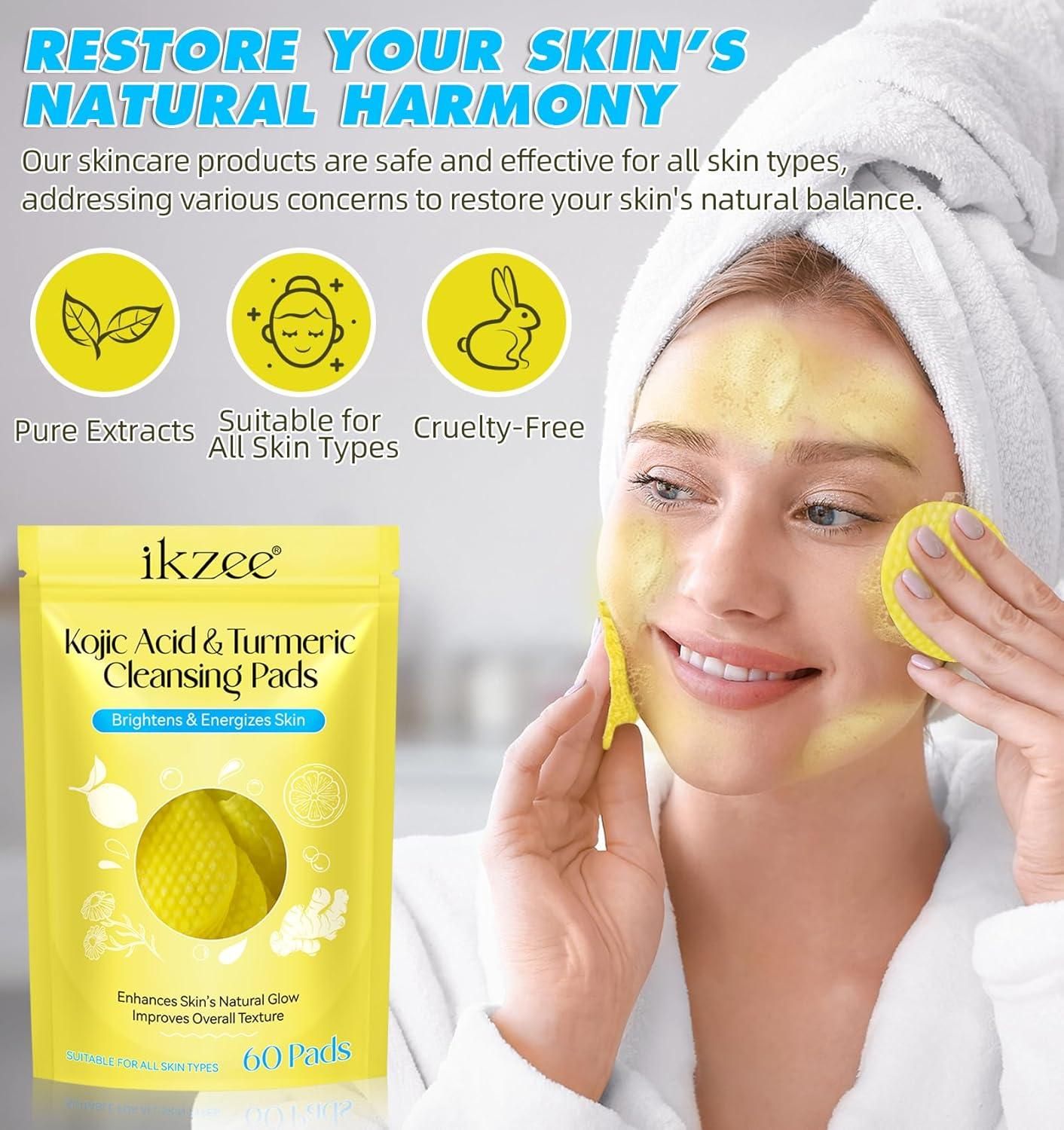 Turmeric Kojic Acid Cleansing Pads (BUY 10 Get 10 Free)
