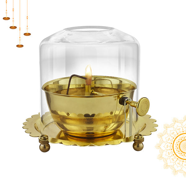 Eternal Glow Brass Diya