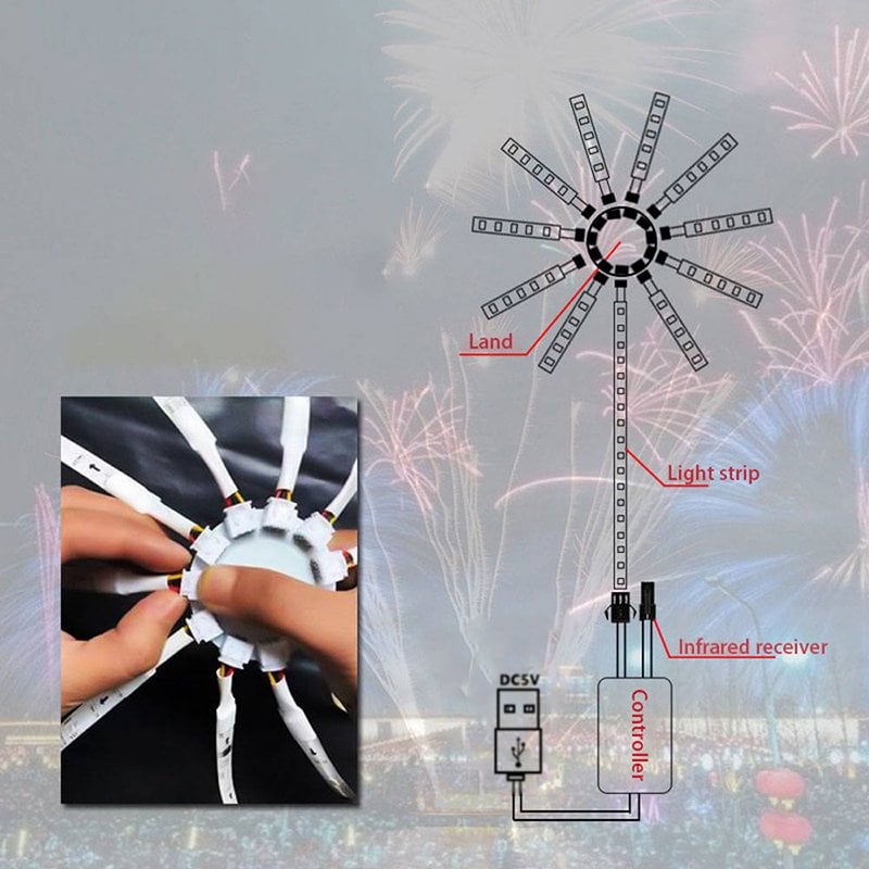 Brilliant LED Firework Lights