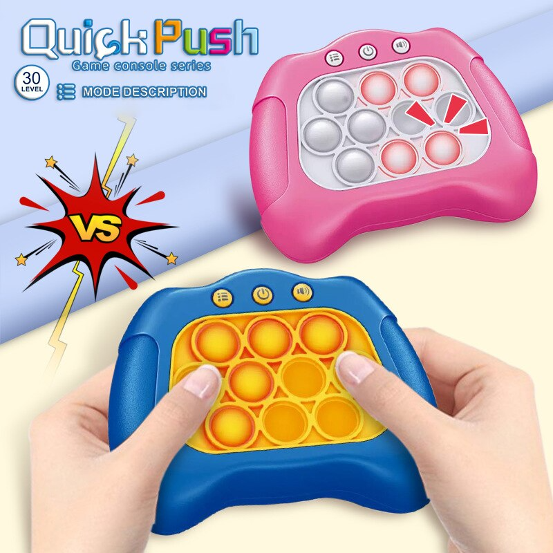 Fast Push Game, Fidget Toys for Adults Kids Handheld Games, Push