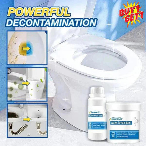 TOILET ACTIVE OXYGEN AGENT | 🔥FLAT 50% OFF🔥 [Buy 1 Get 1 Free]