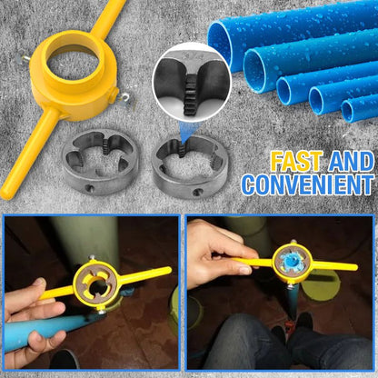 Plastic Pipe Thread Die Kit