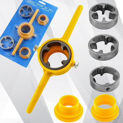 Plastic Pipe Thread Die Kit