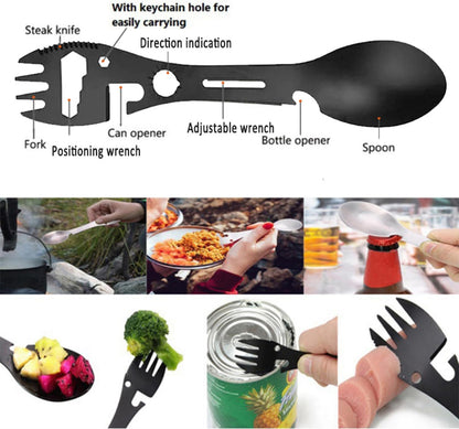 10 in 1 Survival Fork/Spoon