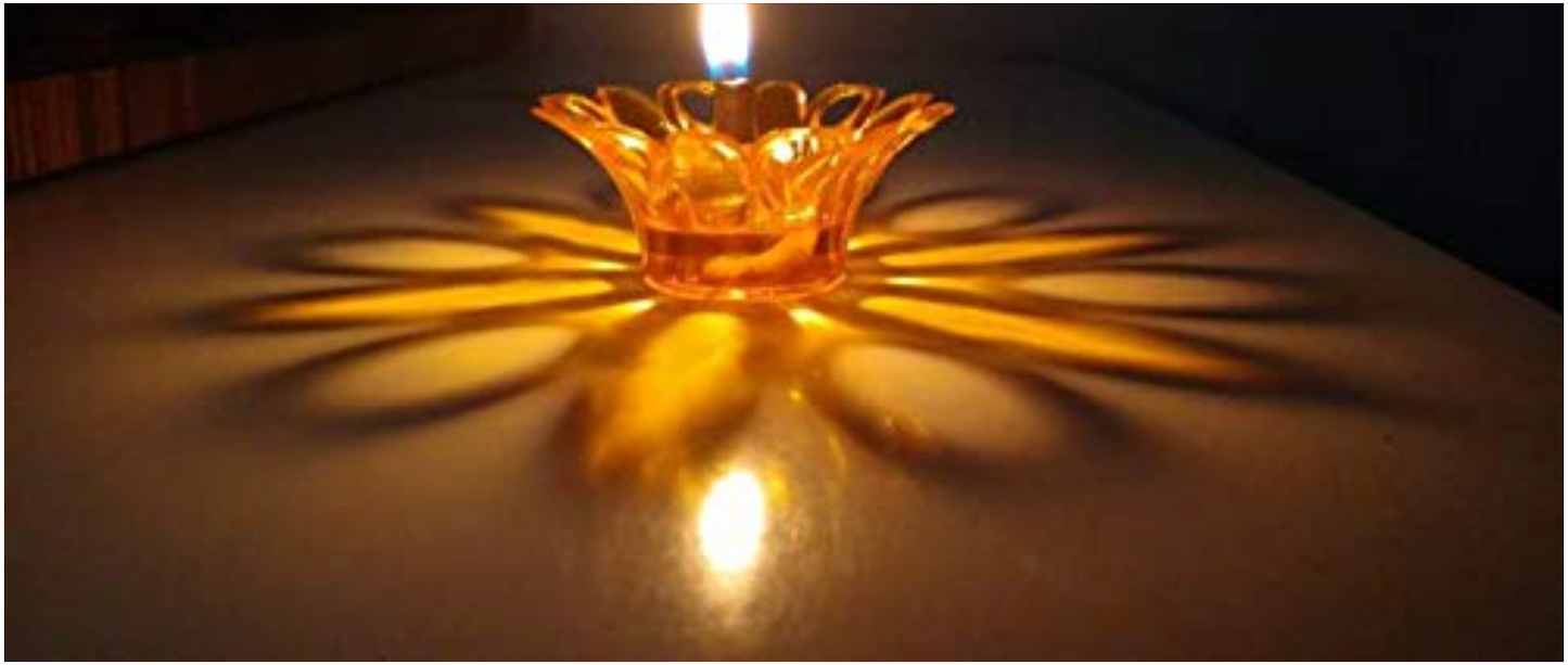 3D REFLECTIVE DIYA SET- FESTIVAL DIWALI DECOR