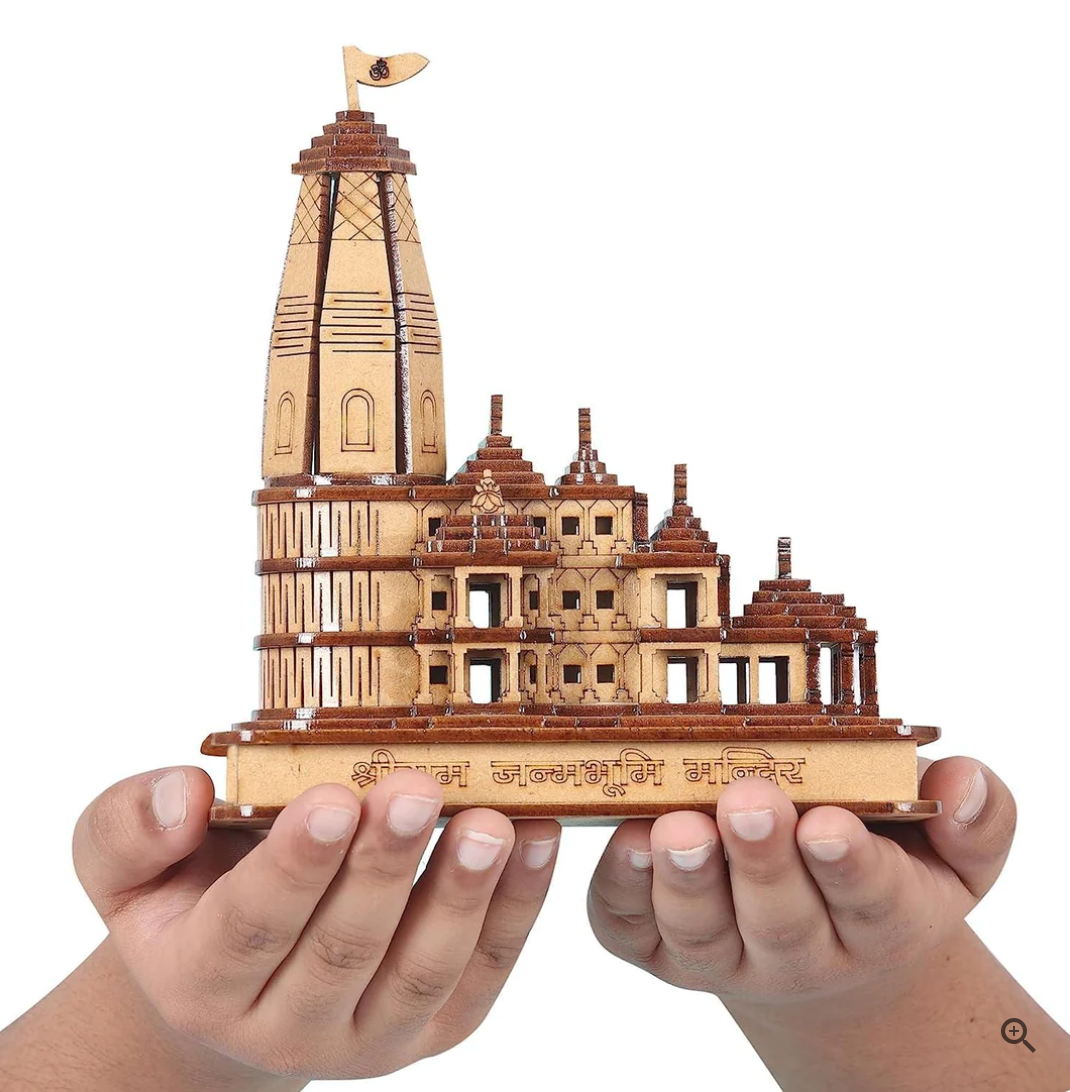 Ayodhya Shri Ram Mandir 3D Wooden Temple (FLAT 50% OFF)