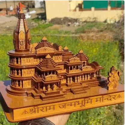 Ayodhya Shri Ram Mandir 3D Wooden Temple (FLAT 50% OFF)