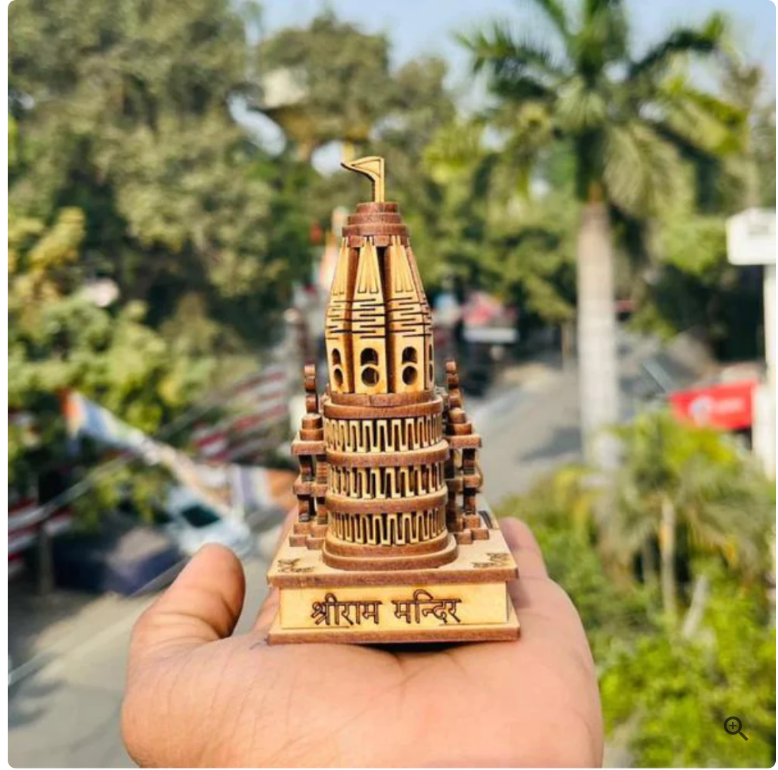 Ayodhya Shri Ram Mandir 3D Wooden Temple (FLAT 50% OFF)