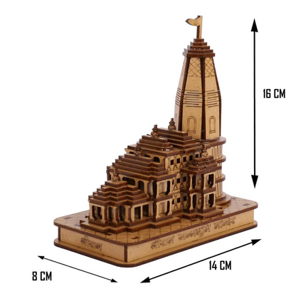 Ayodhya Shri Ram Mandir 3D Wooden Temple (FLAT 50% OFF)