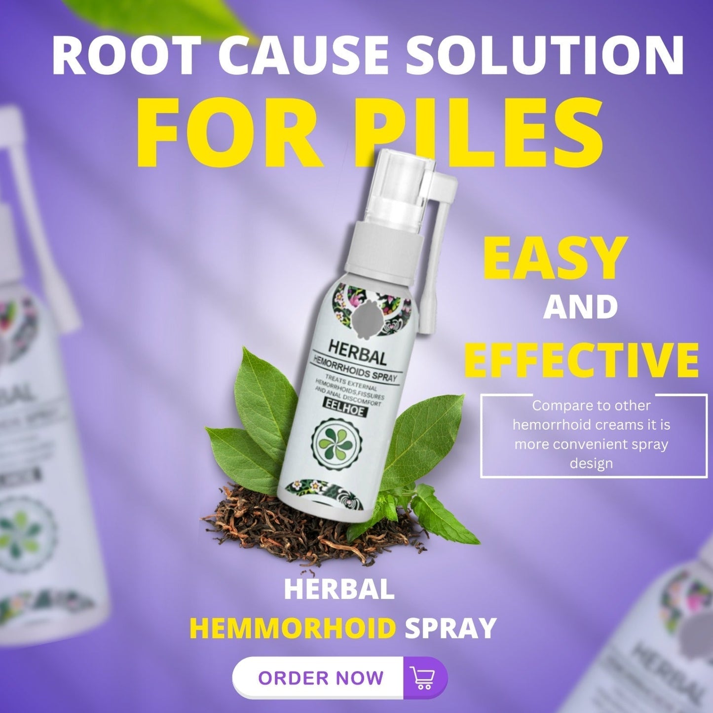 100% Natural Ayurvedic Piles Spray (Buy 1 Get 1 FREE)