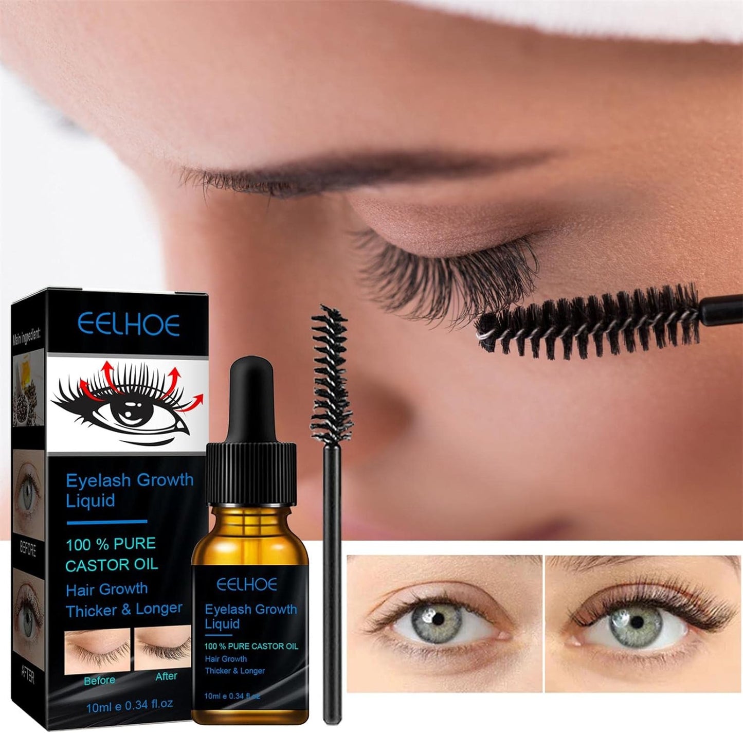 Eyelash Growth Liquid | Special Holi Offer 🔥