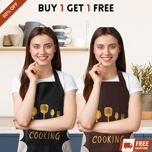 CleanCraft Waterproof Apron ||| Kitchen👩🏼‍🍳/Gardening👨‍🌾/Painting🎨 | BUY 1 GET 1 FREE 🔥
