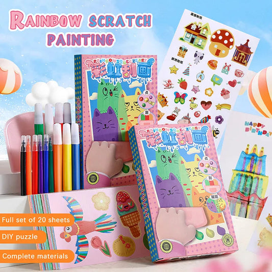 Magic Rainbow Scratch Art Kit