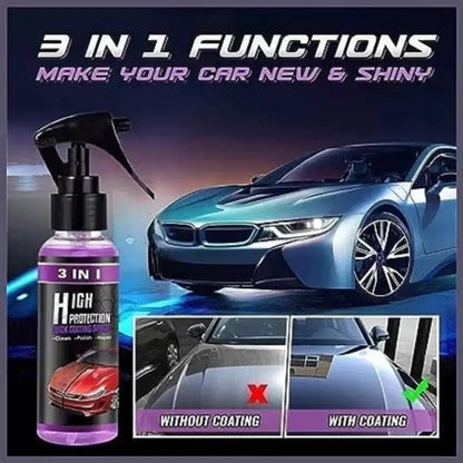 Car Polish Spray 3 in 1 High Protection Coating Spray Polish & Repair ( pack of 2 )