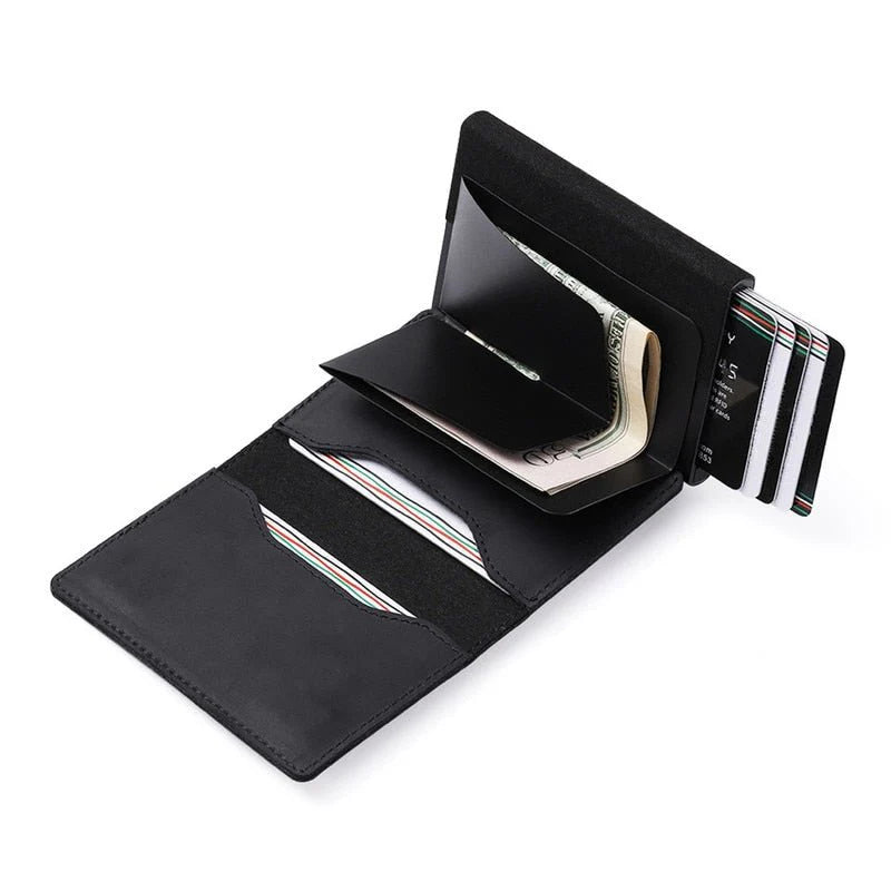 PU Leather Card Airtag Wallet