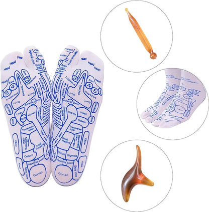 AcuSox™ Acupressure socks with tool (2 Socks + 1 Stick)