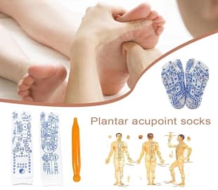 AcuSox™ Acupressure socks with tool (2 Socks + 1 Stick)