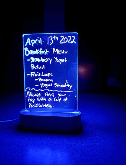 Reusable LED Message Lamp