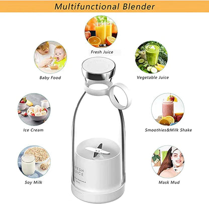 Portable Electric Blender and Juicer