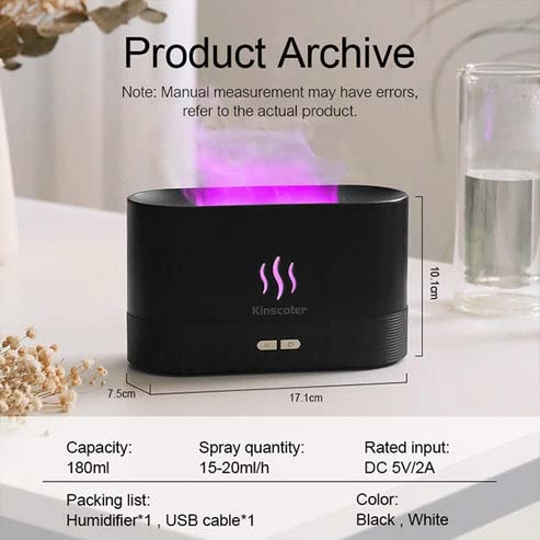 Flame Light Humidifier With 7 Colors