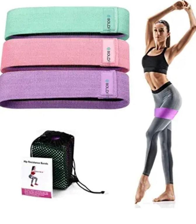 Resistance Band - Loop Hip Band for Women & Men for Hip, Legs, Stretching