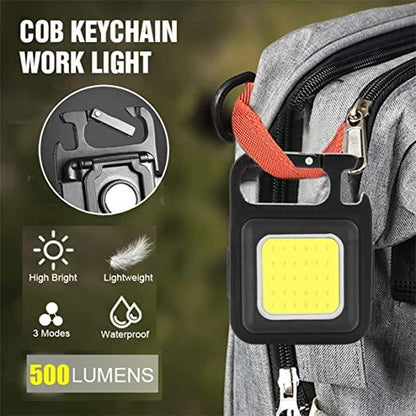 Multifunctional Keychain Rechargeable Light