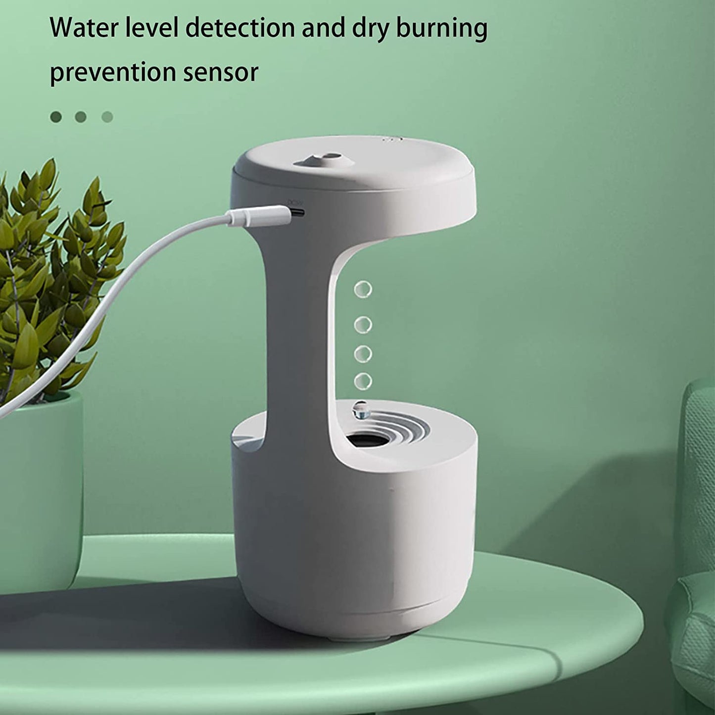 Gravity Water Droplet Diffuser