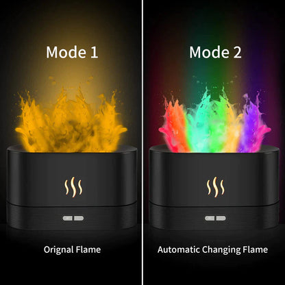 Flame Light Humidifier With 7 Colors