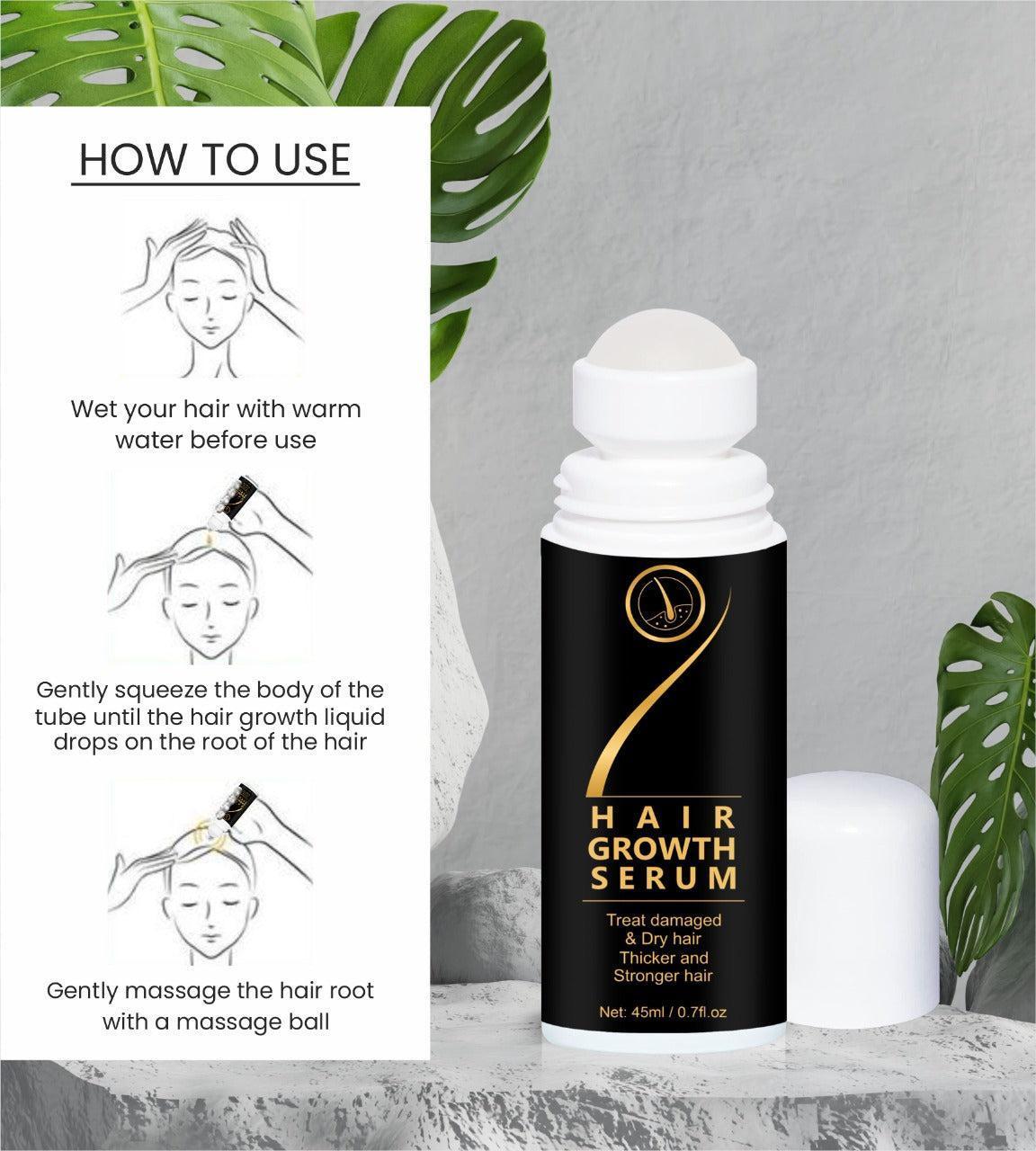 Organic Hair Serum Roller ( 50% Off )