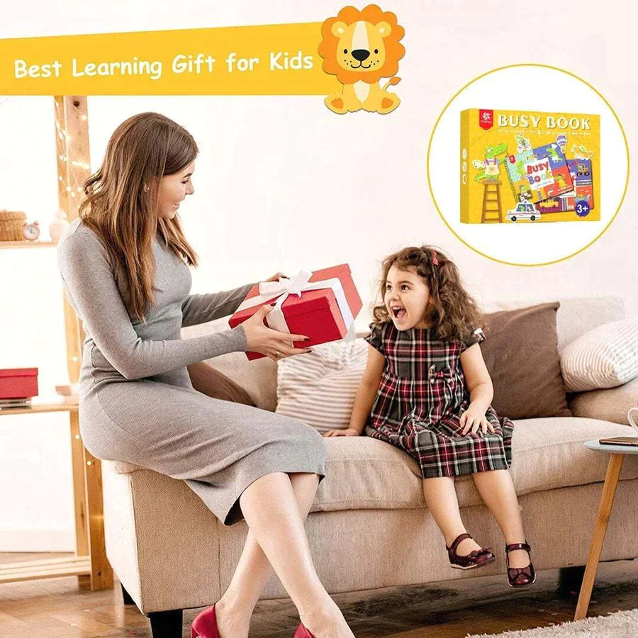 Montessori Quiet Busy Book for Kids