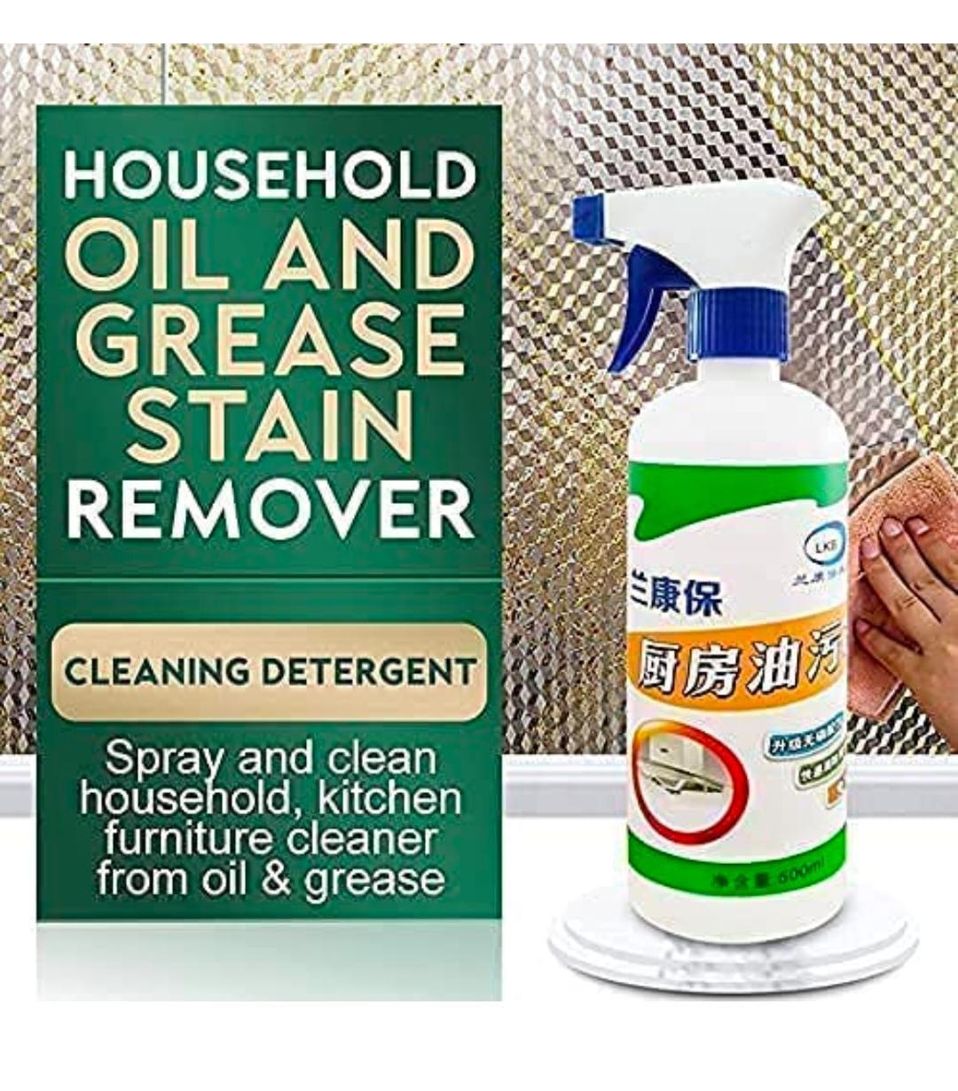 Kitchen Oil & Grease Stain Cleaning Remover Spray