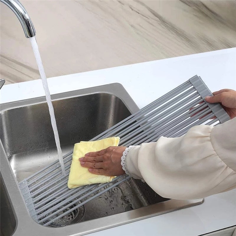 Roll Up Sink Rack