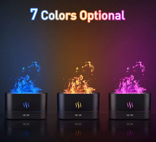 Flame Light Humidifier With 7 Colors