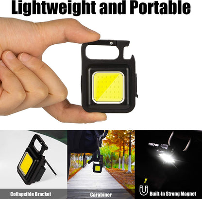 Multipurpose Flashlight Keychain