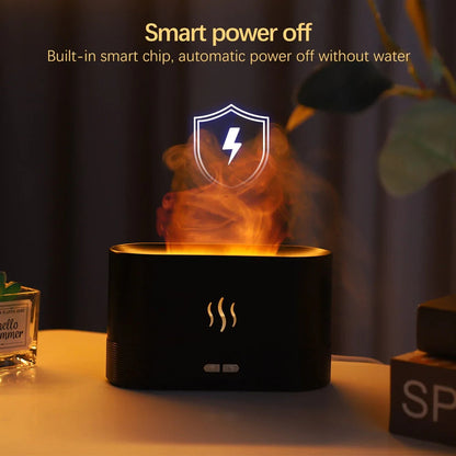 Flame Light Humidifier With 7 Colors