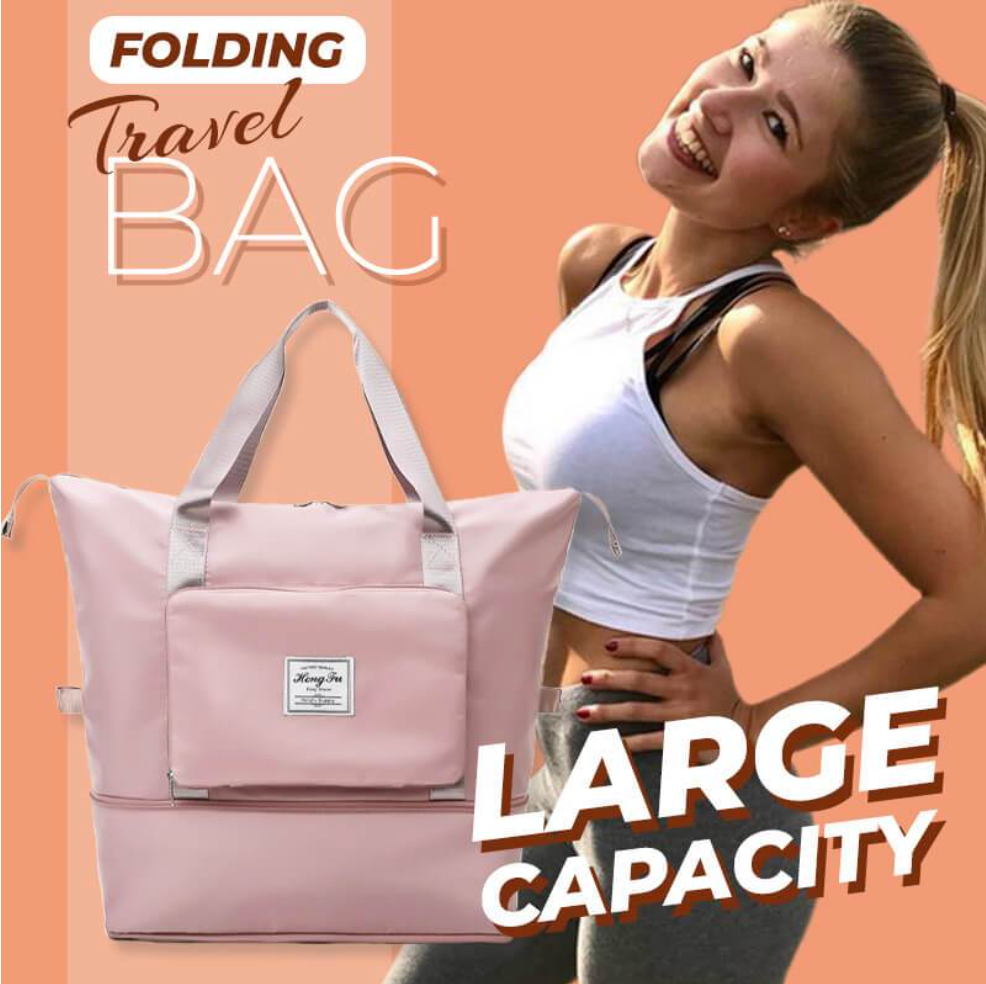 LARGE CAPACITY FOLDING TRAVEL BAG