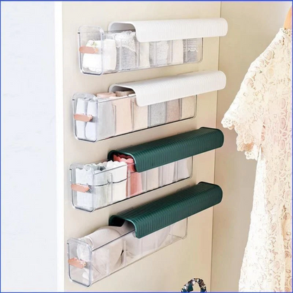 MultiPurpose 6 Cells Wall Mount Socks Underwear Organizer - 50% OFF Today