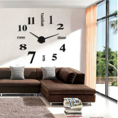 Modern DIY Punch-Free Wall Clock