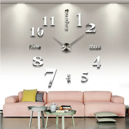 Modern DIY Punch-Free Wall Clock