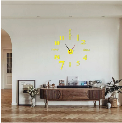 Modern DIY Punch-Free Wall Clock