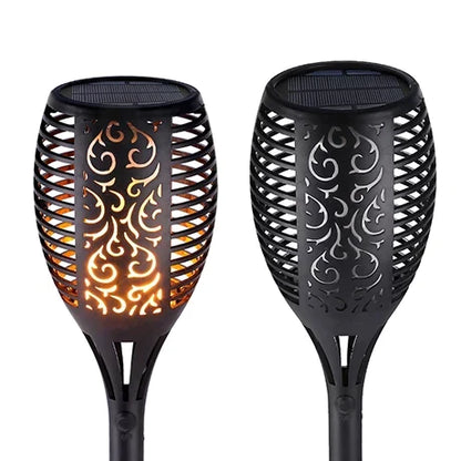 Modern Art Sunfire Torch Lamp