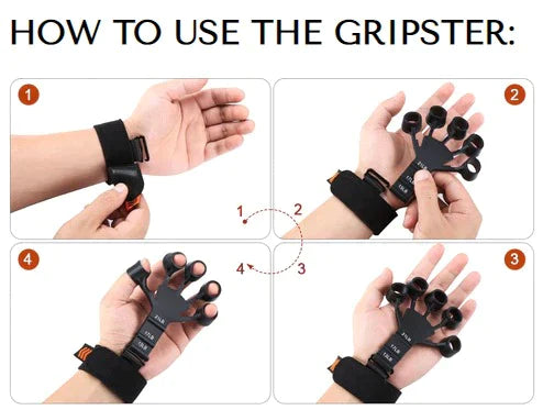 GripsterX - Forearms Exerciser & Hand Strengthener