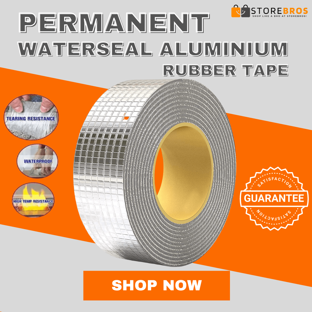 PERMANENT WATERSEAL ALUMINIUM RUBBER TAPE