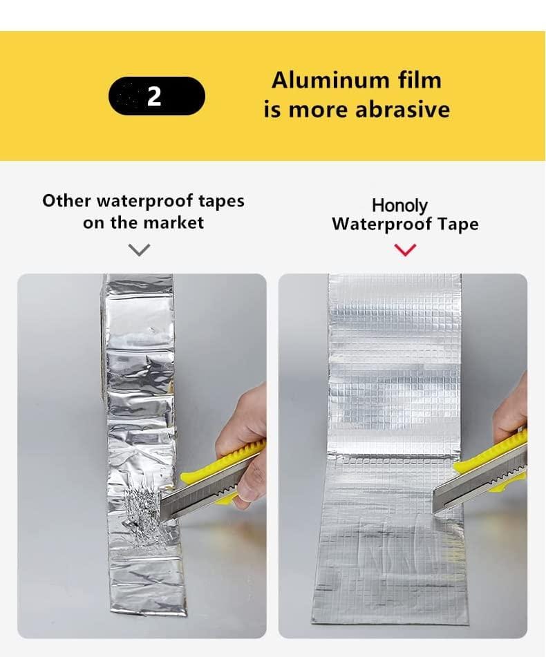 PERMANENT WATERSEAL ALUMINIUM RUBBER TAPE