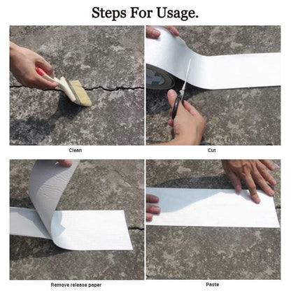 PERMANENT WATERSEAL ALUMINIUM RUBBER TAPE