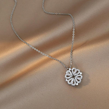 Magnetic Four Heart Necklace