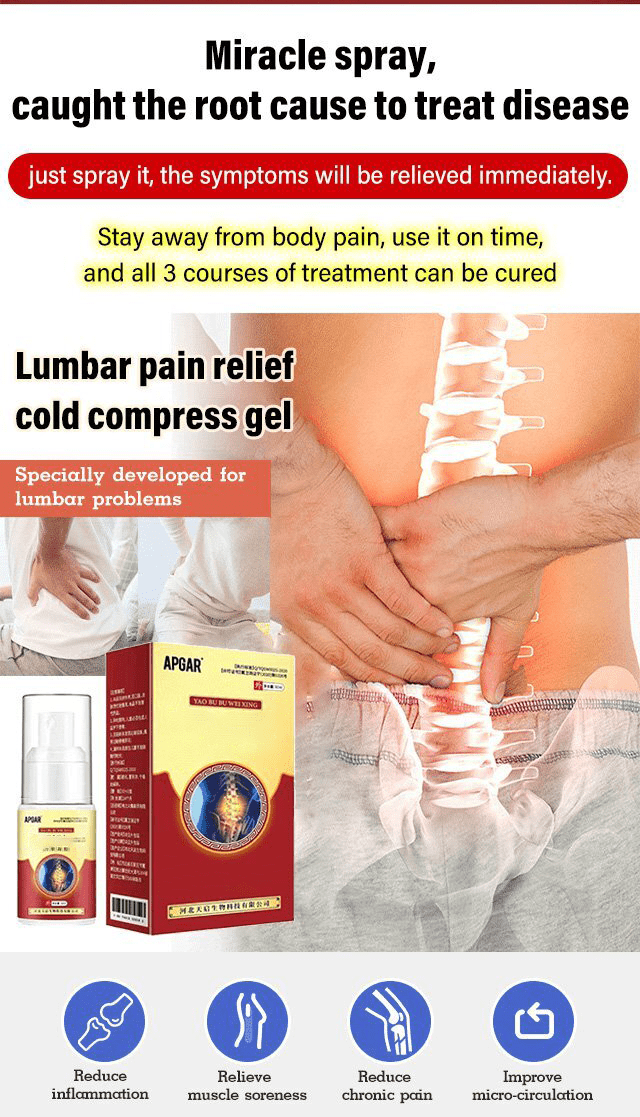 Lumbar Pain Relief Herbal Spray