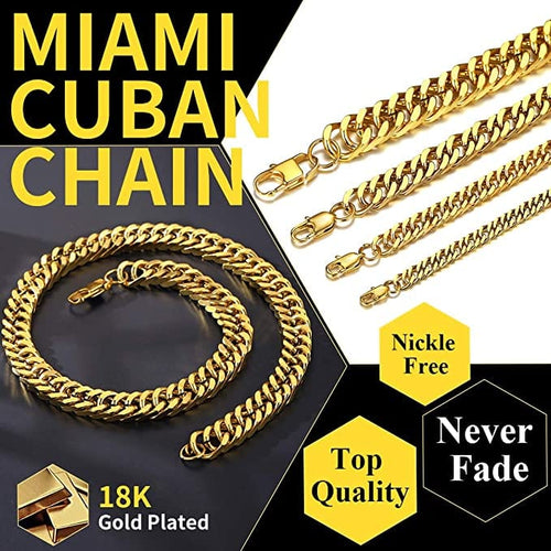 Real 18k Gold Plated Chain