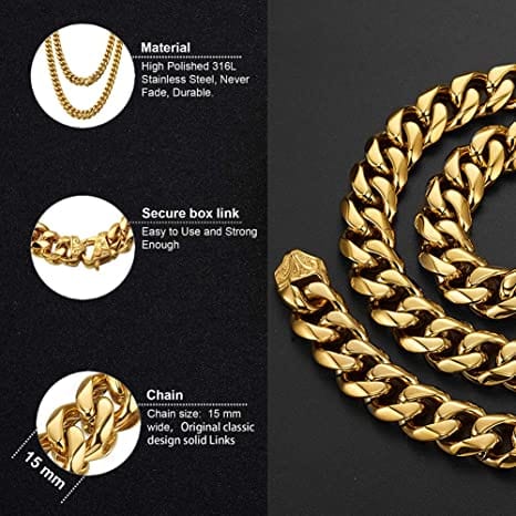 Real 18k Gold Plated Chain